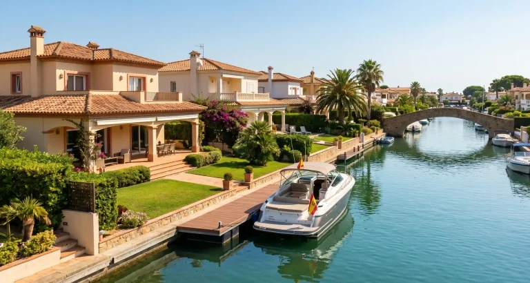 casas con amarre empuriabrava